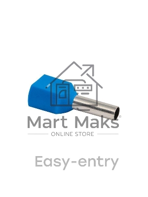 Наконечник штыревой втулочный изол. НШвИ(2) 2.5-10 (уп.50шт) EKF nhvi2-2.5-10