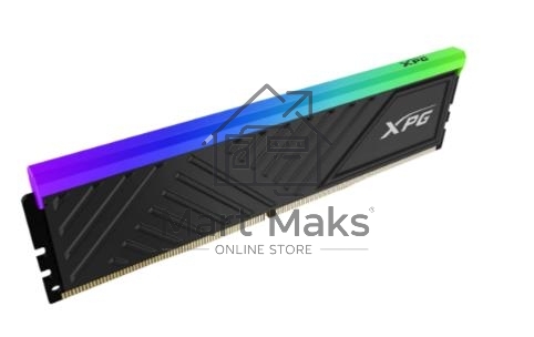 Оперативная память XPG Spectrix D35G RGB, DDR4, 16GB (1x16GB), 3600MHz, CL18, UDIMM, RGB, с радиатором, черный,