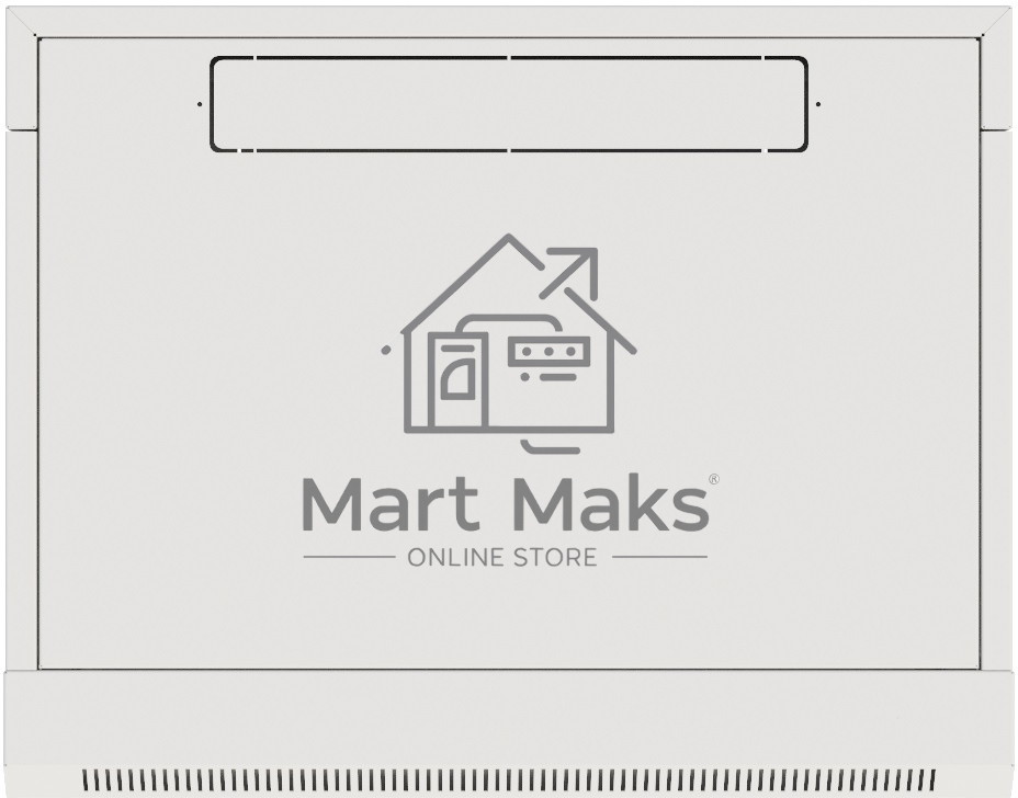 Шкаф коммутационный NTSS Премиум (NTSS-W9U6045GS-2) настенный 9U 600x450 мм пер. дв. стекл 60 кг серый IP20 сталь
