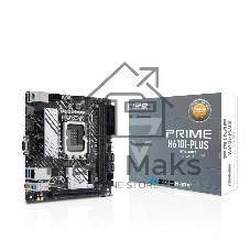 Материнская плата ASUS PRIME H610I-PLUS-CSM, LGA 1700, Intel H610, 2xDDR5, 4xSATA, 1xM.2 PCIe 3.0 x4, 1xPCIe 4.0 x16, 1xHDMI, 1xDP, 1xVGA, 2xUSB-A 3.2 Gen 1, 2xUSB-A 2.0, 1x 1Gb LAN, 3x3.5 мм, 7.1, Mini-ITX