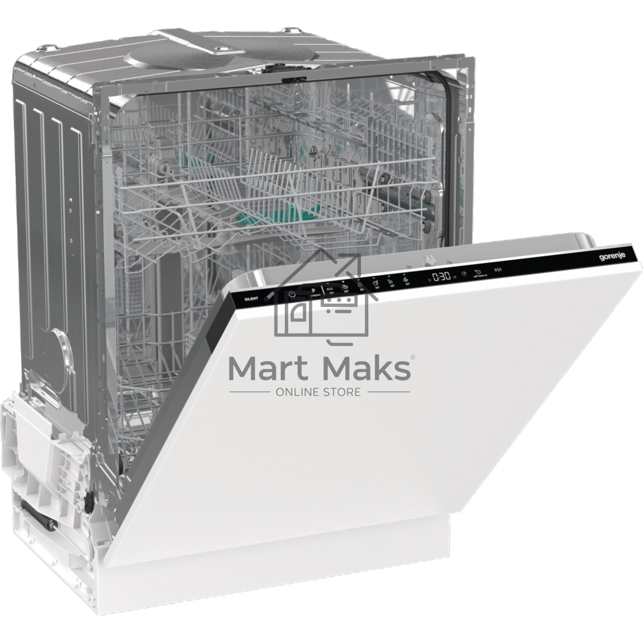 Встраиваемая посудомоечная машина Gorenje GS642E90W, белая, 59.9 см, 13 компл., 47 дБ, класс A++