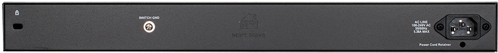 Настраиваемый L2 коммутатор D-Link DGS-1210-28MP/F3A с 24 портами 10/100/1000Base-T и 4 комбо-портами 100/1000Base-T/SFP (24 порта PoE 802.3af/at, PoE-бюджет 193 Вт)