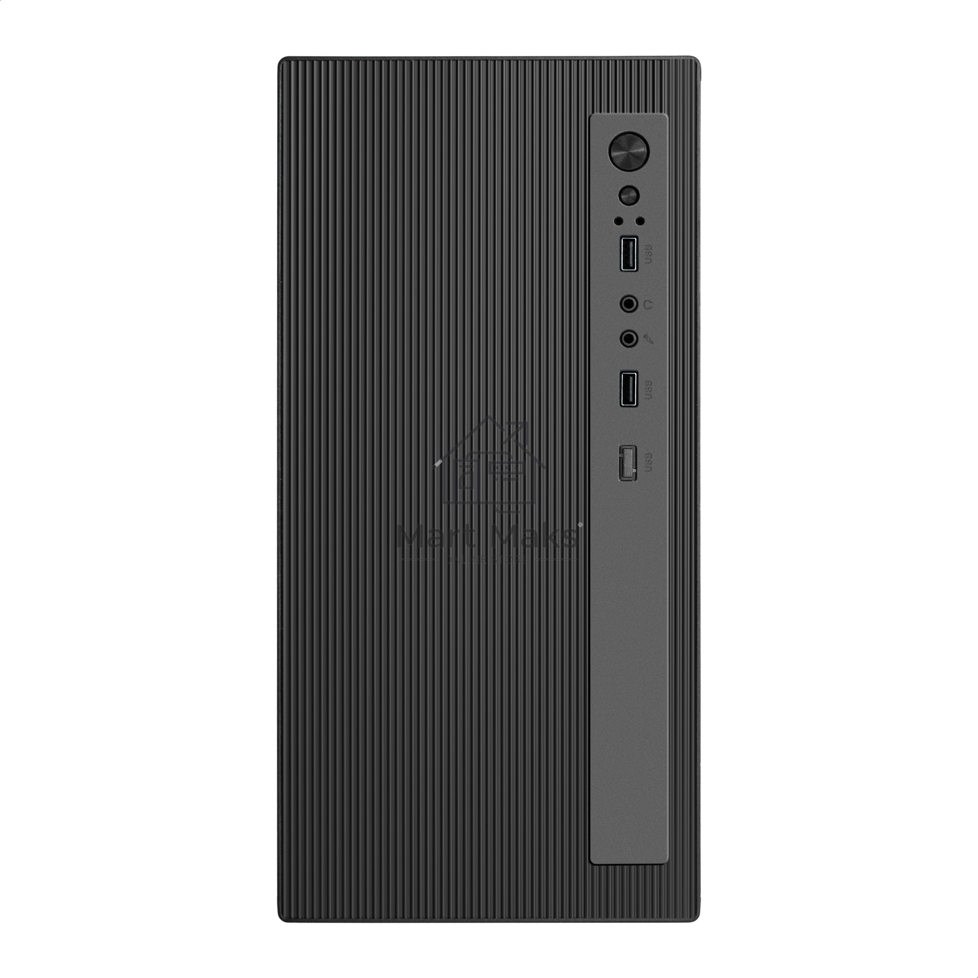 Компьютерный корпус Minitower ExeGate BAA-303M (mATX, без БП, 2*USB, HD Audio, черный)