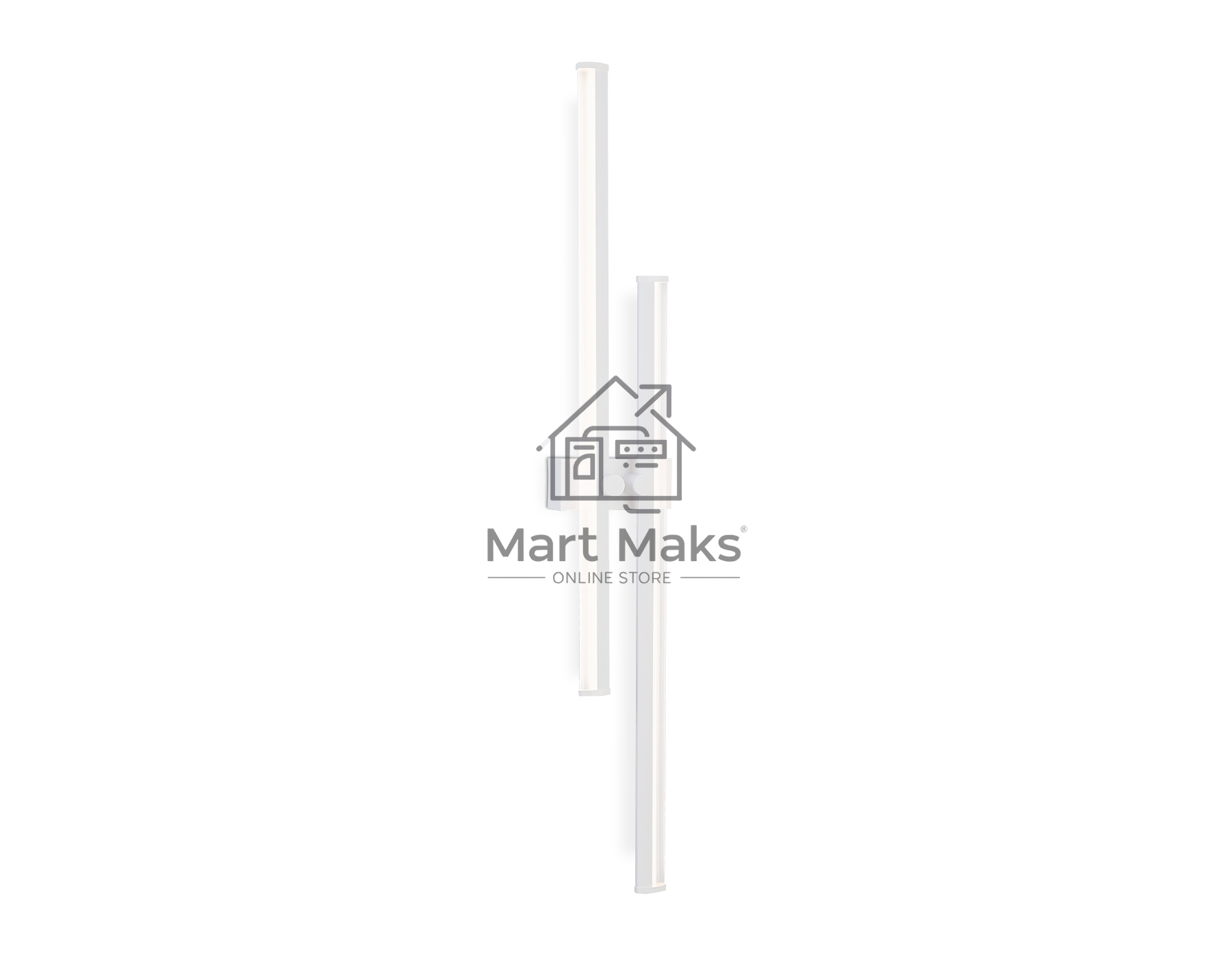Настенный светодиодный светильник Ambrella light FL6161 WH белый 28W 3000K-6400K 810*120*65