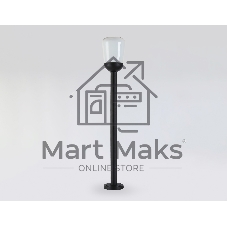 Светильник Ambrella light ST2095 BK/FR черный/белый матовый IP54 E27 max 40W D150*950