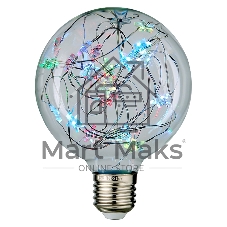 Филаментная светодиодная лампа General GLDEN-G95SW-STAR-1-230-E27-RGB