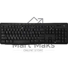 Комплект клавиатура+мышь Logitech MK270 беспроводной, USB, 1000 DPI, чёрный (неоригинальная гравировка)