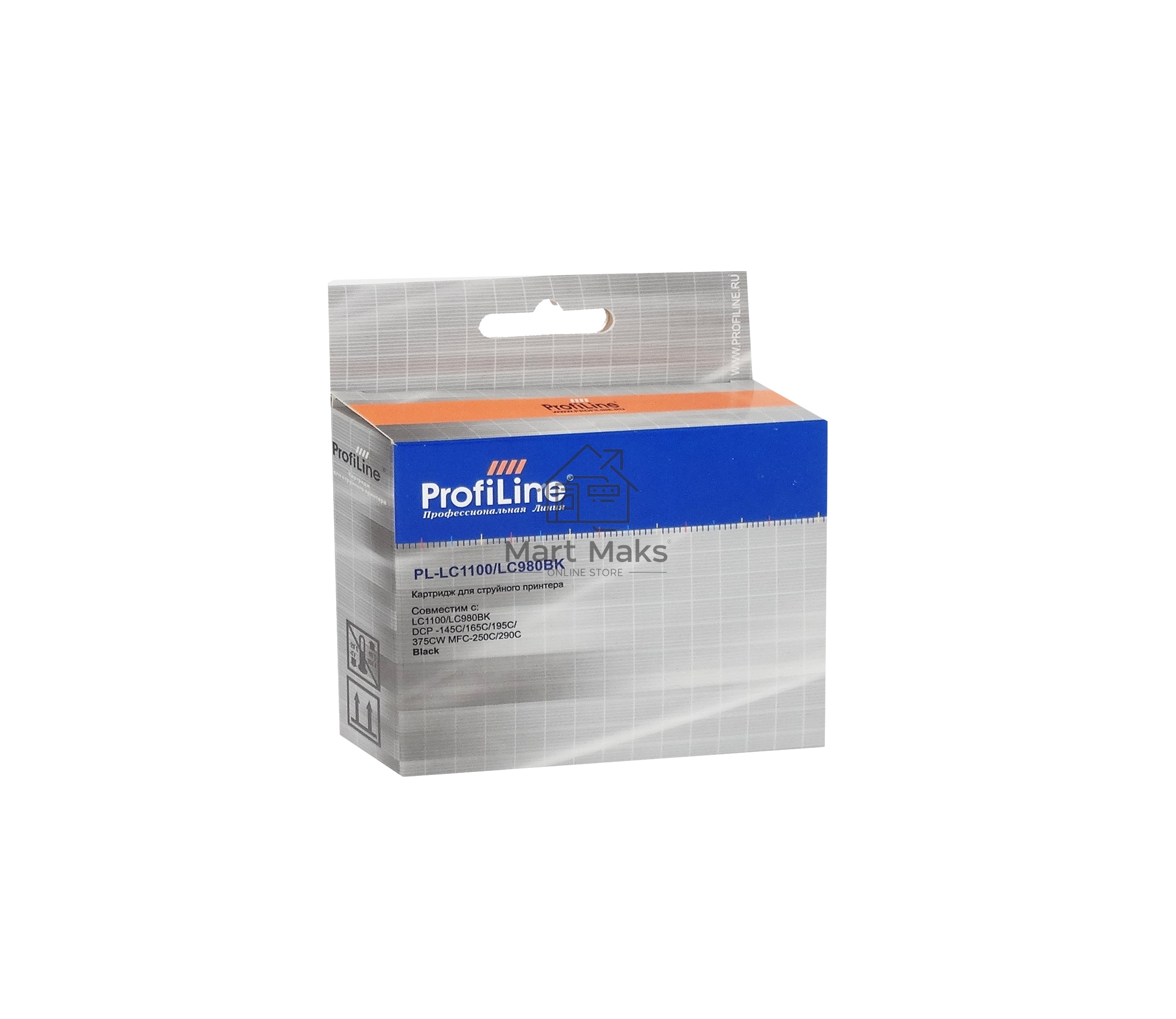 Картридж струйный для принтеров Brother LC1100/LC980BK DCP -145C/165C/195С/375CW MFC-250C/290C/DCP-6690CW Black водн ProfiLine