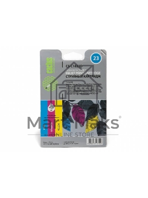 Картридж струйный Cactus CS-C1823D цветной (38мл) для №23 HP DeskJet 700series/712c/720c/722c/810