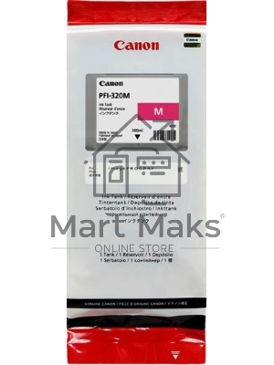 Картридж струйный Canon PFI-320 M 2892C001 пурпурный (300мл) для Canon Canon imagePROGRAF TM-200/205