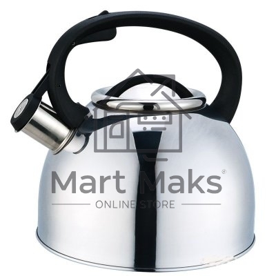 Чайник для плиты MALLONY Arte из нерж стали со свистком, 2,5л