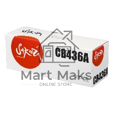 Картридж лазерный Sakura CB436A для HP LJ P1505/M1120mfp/M1522mfp, черный, 2000 к.