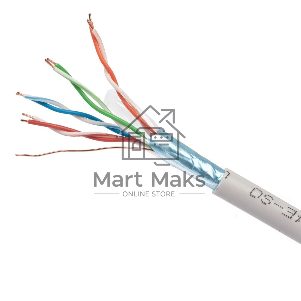 Кабель FPC Cablexpert UPC-5004E-SOL кат.5e CCA однож. 305м pullbox, серый