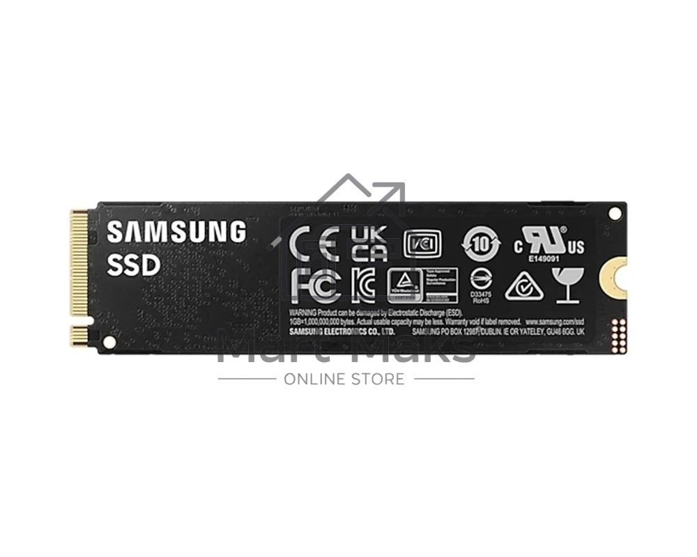 Накопитель SSD Samsung 990 PRO, 2TB, PCIe 4.0 x4, M.2 2280, NVMe, R/W 7450/6900
