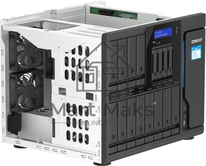 Сетевое хранилище SMB QNAP TS-1655-8G NAS 16-Bay (12x 3.5