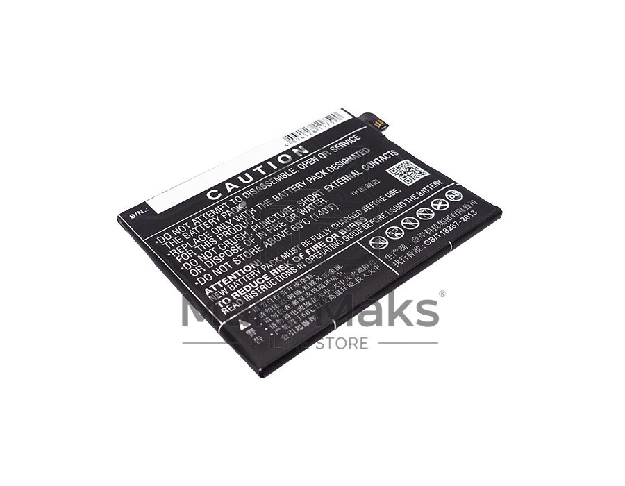 Аккумулятор CameronSinoCS-MX681SL BT61 для Meizu M3 Note (М - версия M681H) 3.9V / 4000mAh / 15.60Wh