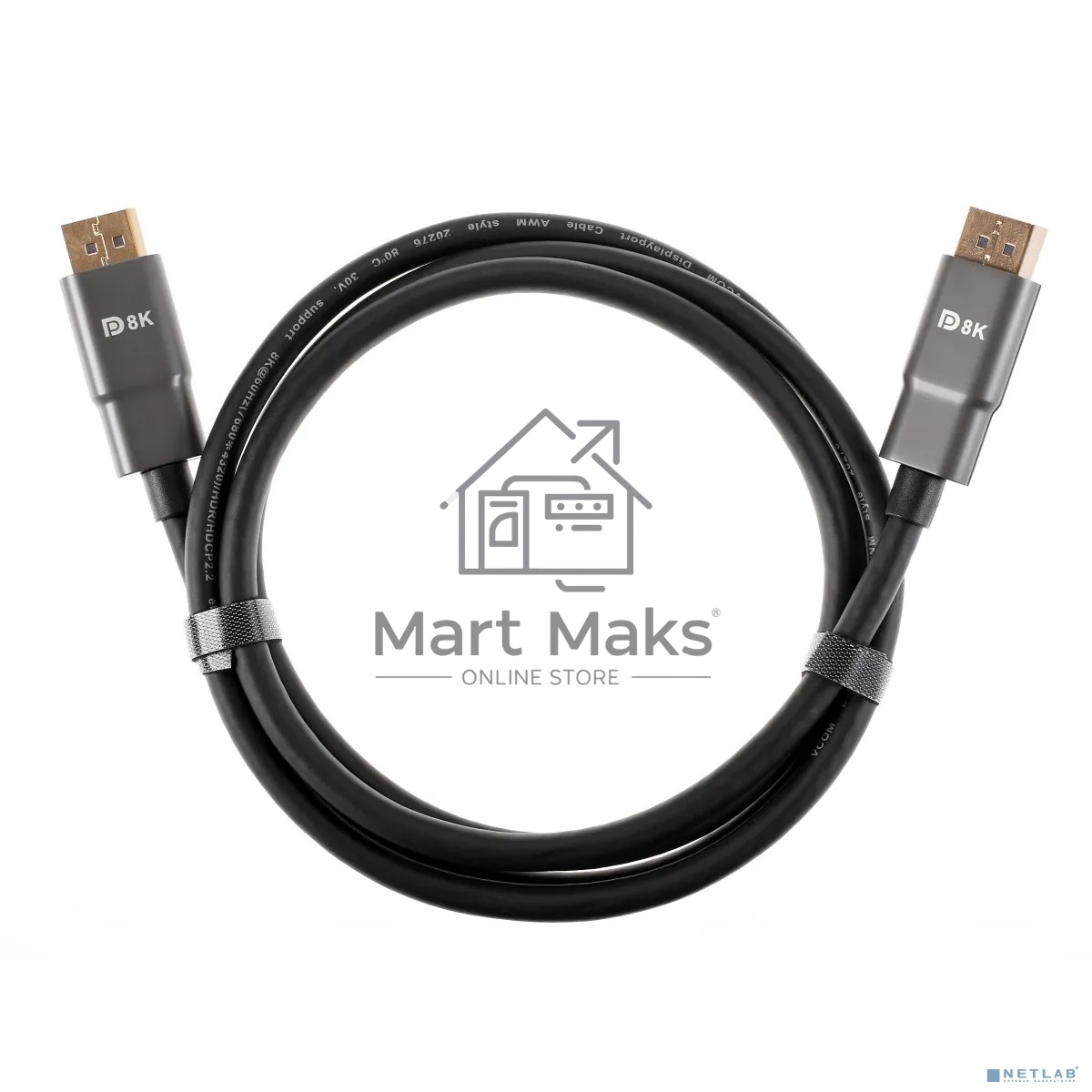 Кабель соединительный DISPLAY PORT v1.4, 8K@60Hz, 1.5m iOpen (Aopen/Qust) <ACG633-1.5M>