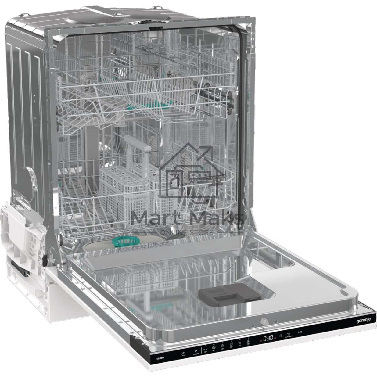 Встраиваемая посудомоечная машина Gorenje GS642E90W, белая, 59.9 см, 13 компл., 47 дБ, класс A++