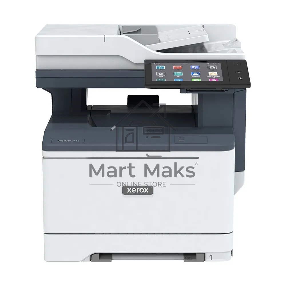 МФУ лазерный Xerox Versalink C415 (C415V_DN), A4, цветной, печ. до 40 стр/мин., скан. до 49 стр/мин. (ч/б) 40 стр/мин. (цвет), 1200 x 1200 dpi (печать) 600x600dpi (скан.), USB, RJ-45, NFC