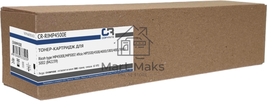 Картридж лазерный CopyRite CR-RIMP4500E 842239 черный (30000стр.) для Ricoh type MP4500E/MP5002 Aficio MP3500/4500/4000/5000/4001/5001/5002