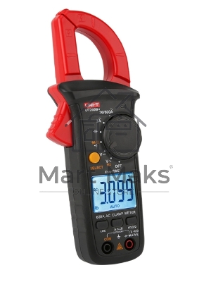 Токоизмерительные клещи UT200B+ переменный ток (600А); Напряжение постоянного/переменного тока (600 В), сопротивление (3 МОм); Емкость