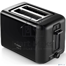 Тостер Bosch TAT3P423 черный, 970 Вт, 2 слота