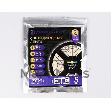 Светодиодная лента Ambrella light GS1302 2835 180Led/ 14.4W m/ 12V IP20 4500K/ 5000*8*1.2mm (2 конт.)