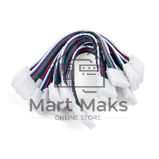 Коннектор для лент 5050+5050 24V 60Led 14,4W IP20 RGBW, 5050 24V 60Led 14,4W IP20 RGBW гибкий двусторонний (10pkt)