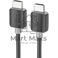 Кабель Hoco US08 ver2.0 HDMI (m) HDMI (m) 2м черный (пакет)