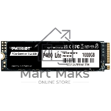Накопитель SSD Patriot P400 Lite 1Tb M.2 2280 NVMe PCle 4.0 x4 R3500/W2700 TbW 560Tb 3D NAND with HS