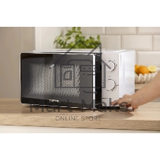 Микроволновая печь Gorenje MO20CE1W5 белый, 20 л, 700 Вт, переключатели - поворотный механизм