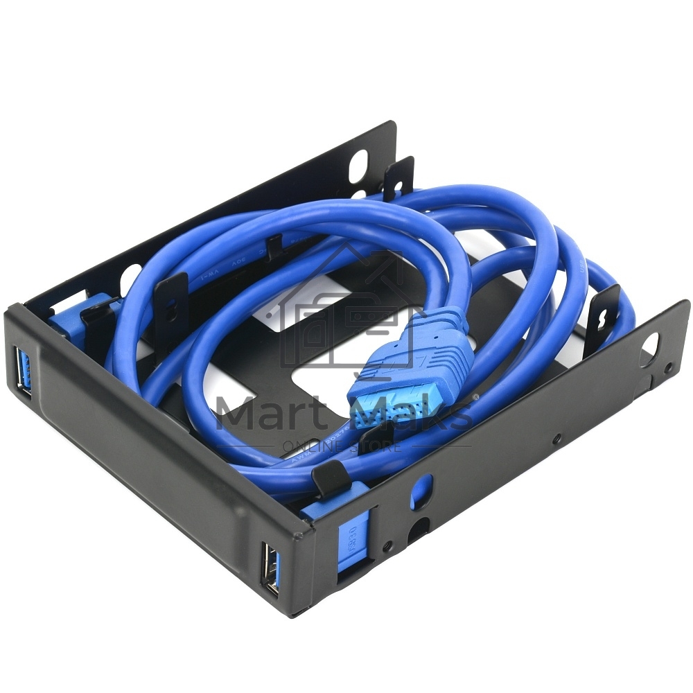 Панель с двумя портами USB 3.0 в слот 3.5 компьютерного корпуса и слот 2*2.5 CMU3-B3