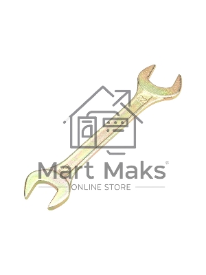 Ключ гаечный рожковый Rexant 19х22 мм, желтый цинк