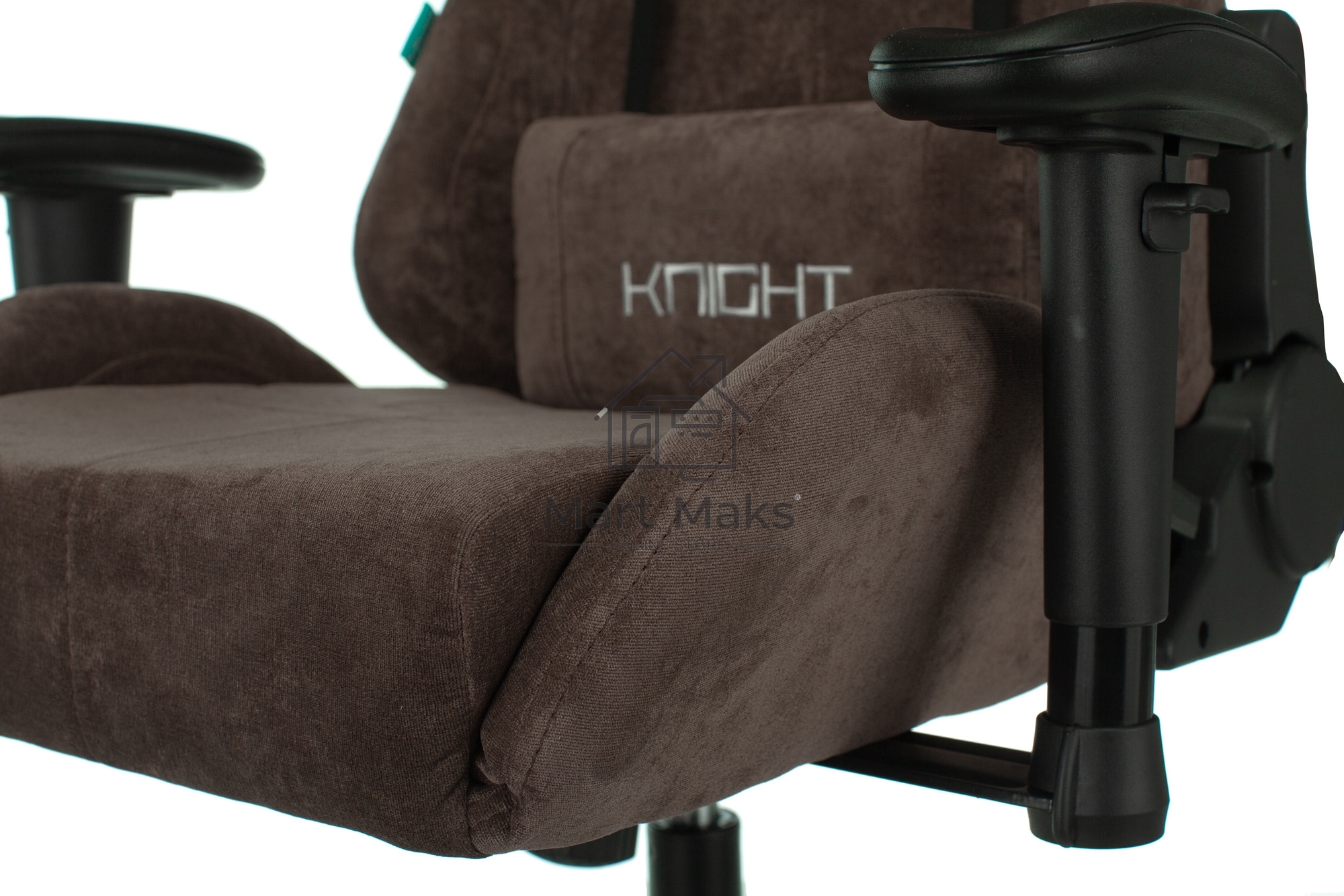 Кресло игровое Бюрократ VIKING KNIGHT LT10 FABRIC коричневый крестовина металл/пластик