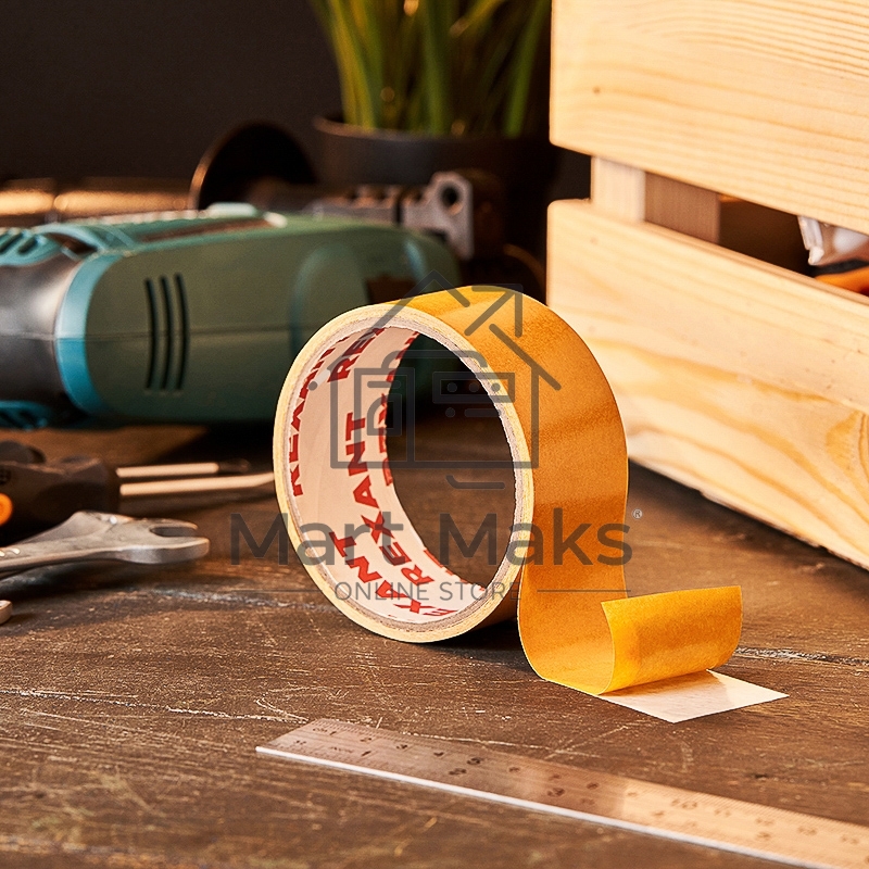 Двухсторонний скотч Rexant, полипропиленовая основа, 38 мм, ролик 5 м