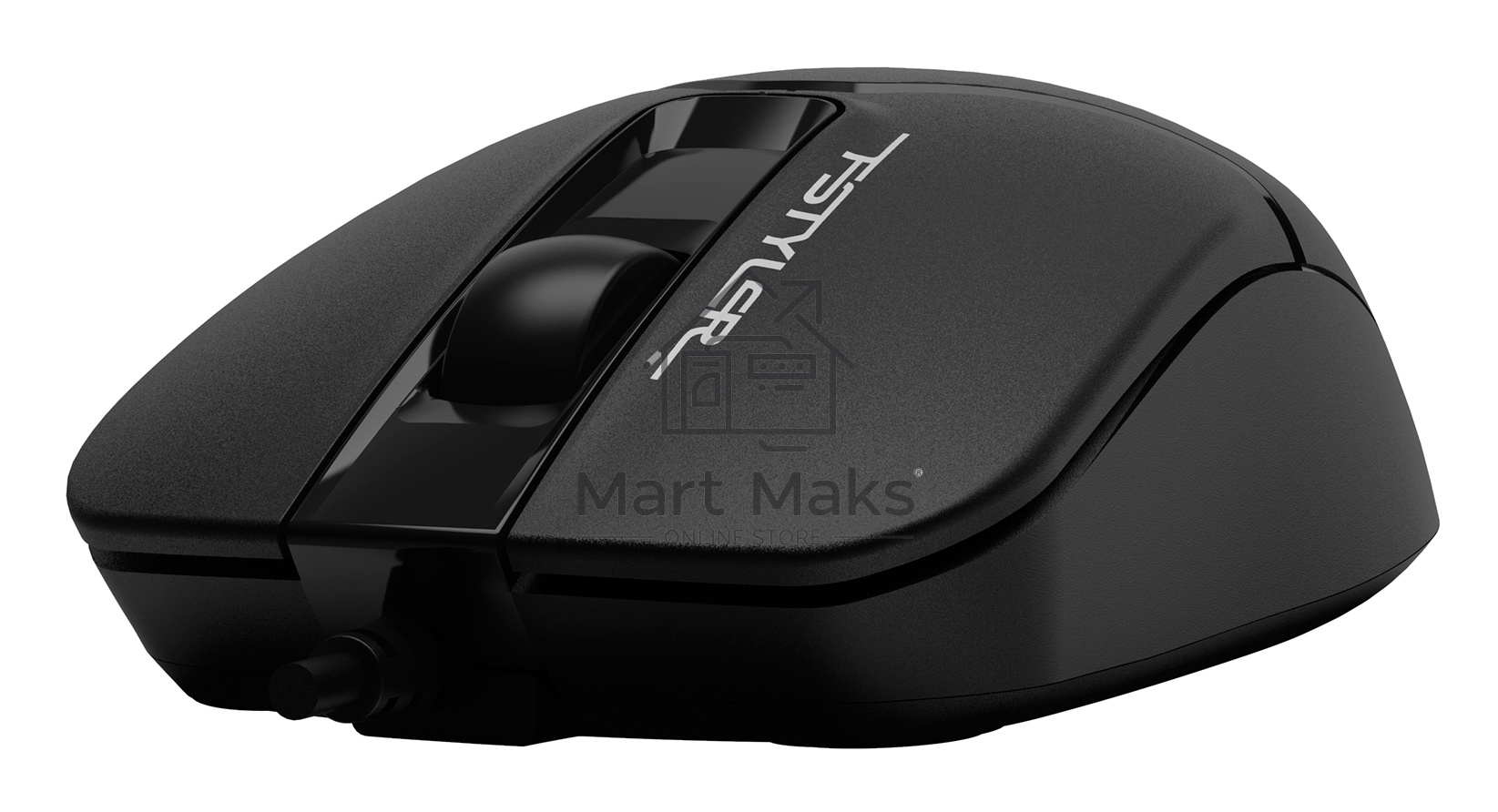 Мышь проводная A4Tech Fstyler FM12S черный, 1200 dpi, USB, кнопки - 3
