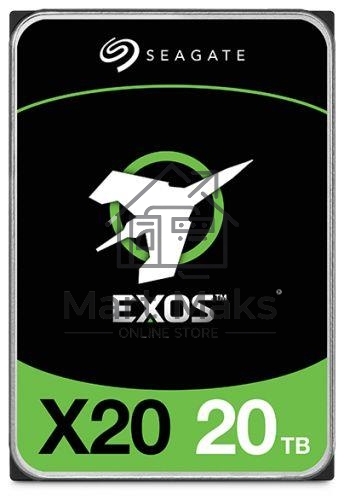 Жесткий диск Seagate HDD Server Exos X20 HDD 512E/4KN ( 3.5'/ 20TB/ SAS 12Gb/s / 7200rpm)
