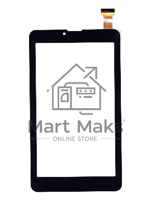 Сенсорное стекло (тачскрин) ZYD070-262-FPC-V02, черное