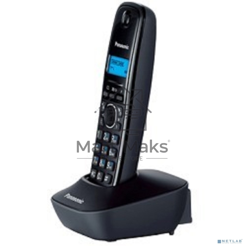 Телефон беспроводной (DECT) Panasonic KX-TG1611RUH (серый) АОН, Caller ID,12 мелодий звонка,подсветка дисплея,поиск трубки