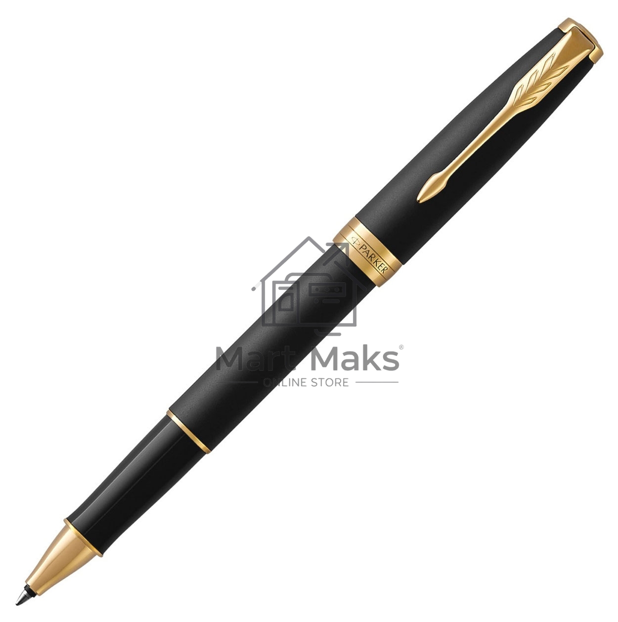 Ручка роллер Parker Sonnet Core T528 (CW1931518) Matte Black GT F черный подар.кор.