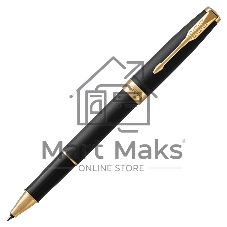 Ручка роллер Parker Sonnet Core T528 (CW1931518) Matte Black GT, F, черные чернила, подарочная коробка