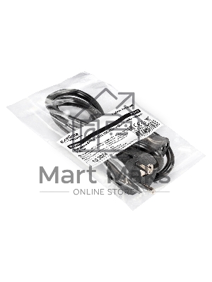 Кабель питания ExeGate Power PC-1P (Евровилка Schuko->C13, VDE-250V-3*1.0мм2, медь, черный, 16A, 1м)