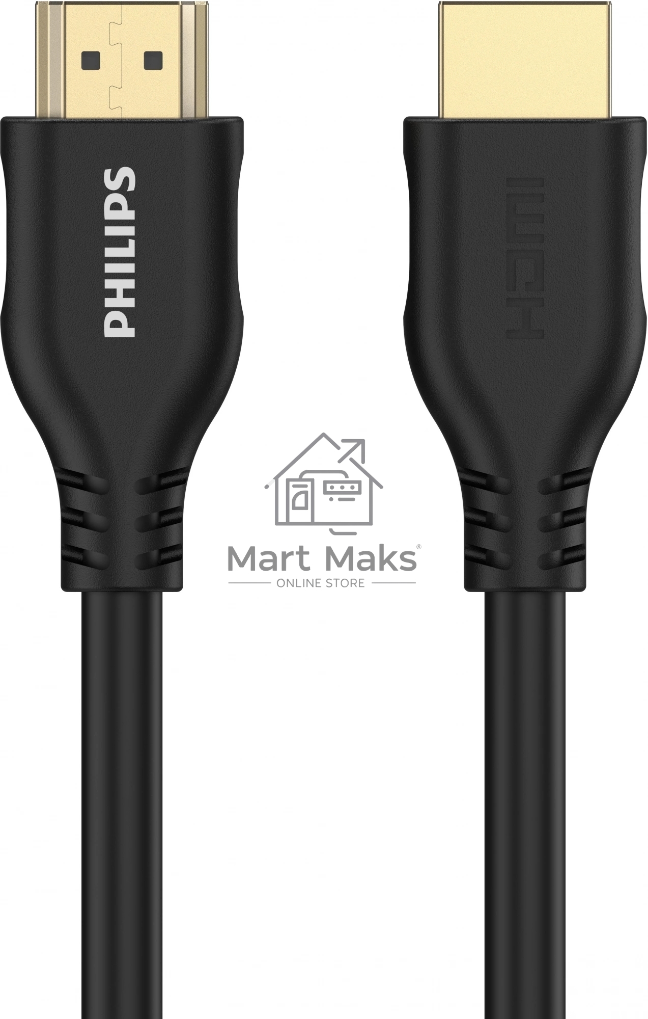 Кабель аудио-видео Philips 4K 60 Гц Ultra HD HDMI (m)/HDMI (m) 1.5м. позолоч.конт. черный