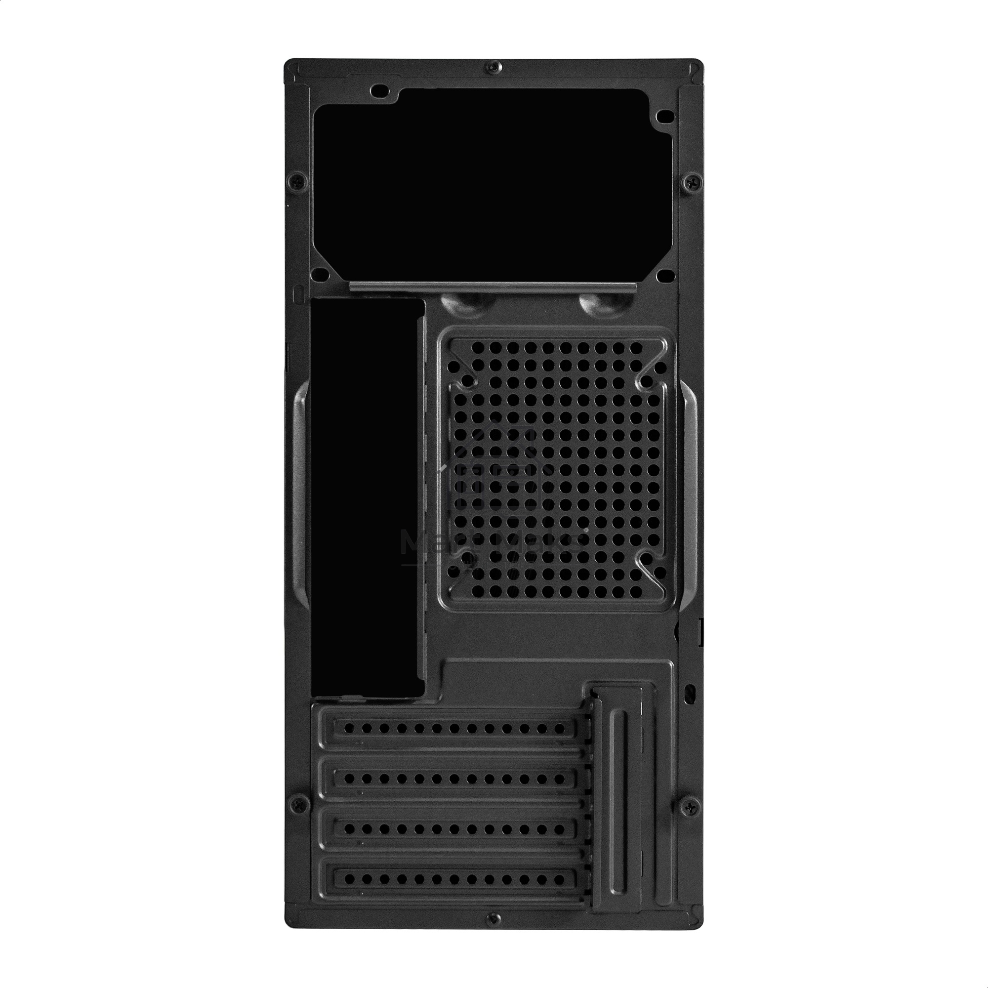 Компьютерный корпус Minitower ExeGate BAA-303M (mATX, без БП, 2*USB, HD Audio, черный)