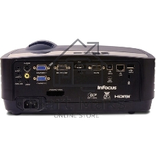 Проектор InFocus IN0026ST DLP, WXGA, 3800 lm, 30 000:1, 0.52:1, 2xHDMI 1.4, VGA in/out, S-Video, 3.5мм in/out, USB-A, RS-232, лампа 15 000ч.(ECO mode), 10W, 27дБ, 2,9 кг, БЕЛЫЙ