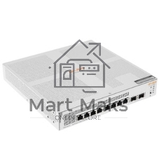 Коммутатор HPE Aruba IOn 1930 8G 2SFP 124W, 8×1 Гбит/с PoE+ + 2×1 Гбит/с SFP, настраиваемый