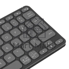 Клавиатура Logitech Keys to Go 2 беспроводная, Bluetooth, серый, английская раскладка