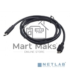 Кабель Cablexpert CCP-USB2-mBMCM-6 USB2.0 microBM/USB3.1TypeC, 1.8м, 