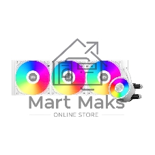Система охлаждения Water Cooling System PCCooler DA360 Pro ARGb WH (300W, 360мм, белый, ARGb/Fans: 3x120мм, 75.8CFM, 33.7dBA, 2200RPM/Pump height 57мм, 28dBA, 3000RPM, Rad thickness 27мм/S: 1851, 1700, 1200, 20XX, 115X, AM5, AM4)