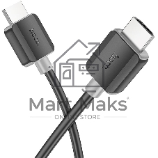 Кабель Hoco US08 ver2.0 HDMI (m) HDMI (m) 2м черный (пакет)